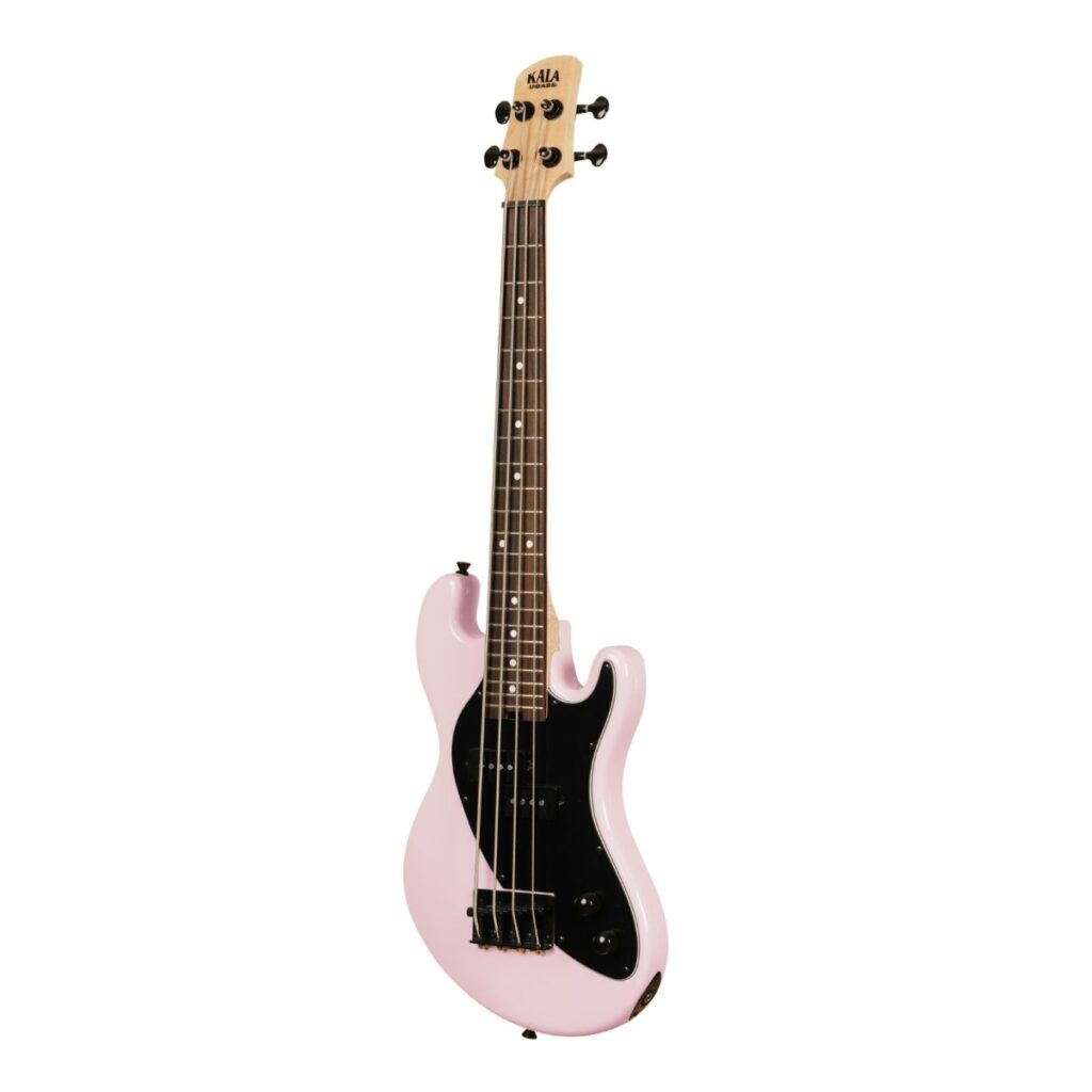 Kala U-Bass Solid Body Fretted Light Pink