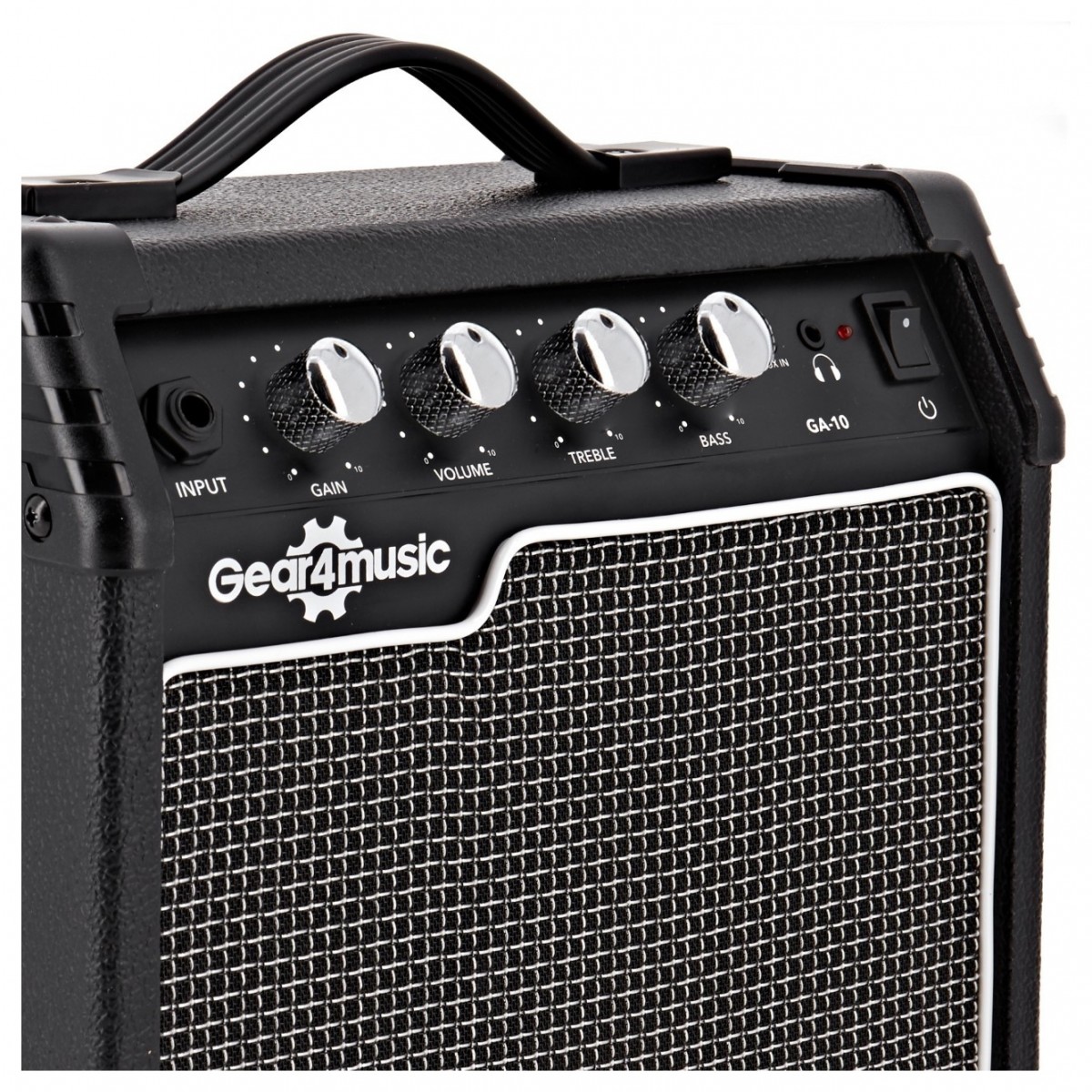 3/4 LA Electric Guitar Black 10W Guitar Amp & Accessory Pack