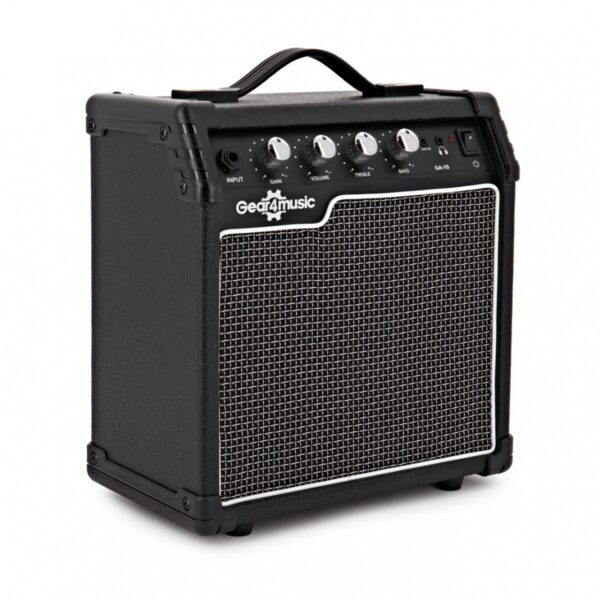 3/4 LA Electric Guitar Blue 10W Guitar Amp & Accessory Pack