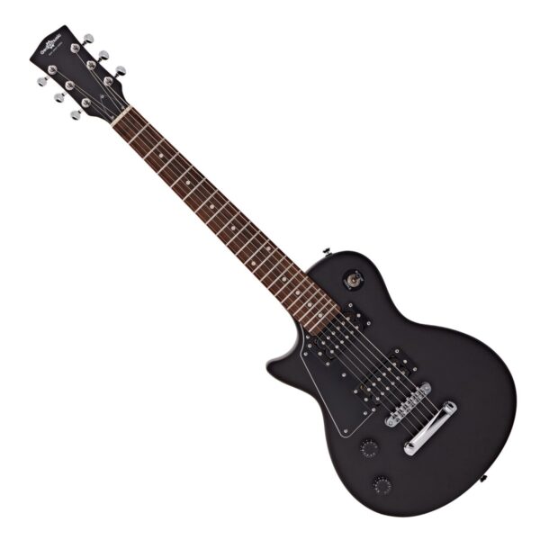 3/4 New Jersey Left Handed Electric Guitar Black Mini Guitar Amp Pack
