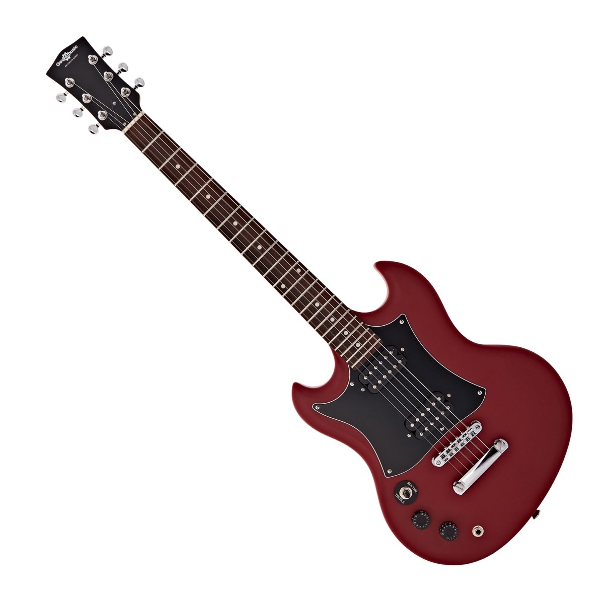 Brooklyn Left Handed Electric Guitar Red 10W Guitar Amp & Accessory Pack