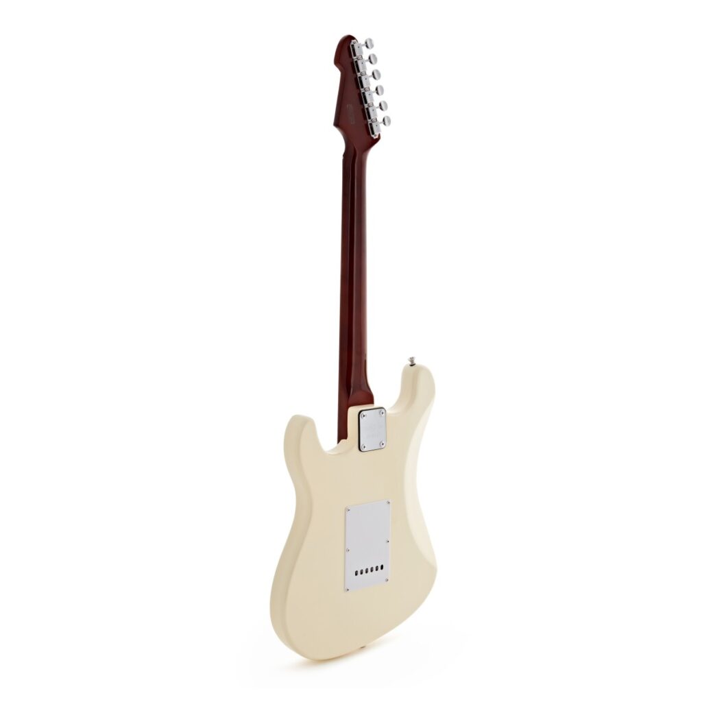 LA Select Legacy Guitar by Gear4music Vintage White
