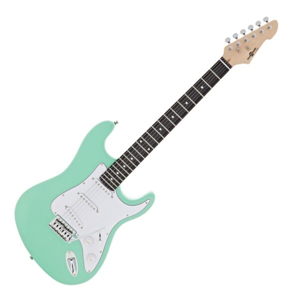 LA Electric Guitar Seafoam Green 10W Guitar Amp & Accessory Pack