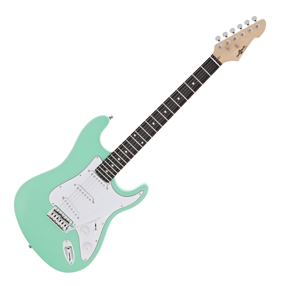 LA Electric Guitar Seafoam Green 10W Guitar Amp & Accessory Pack