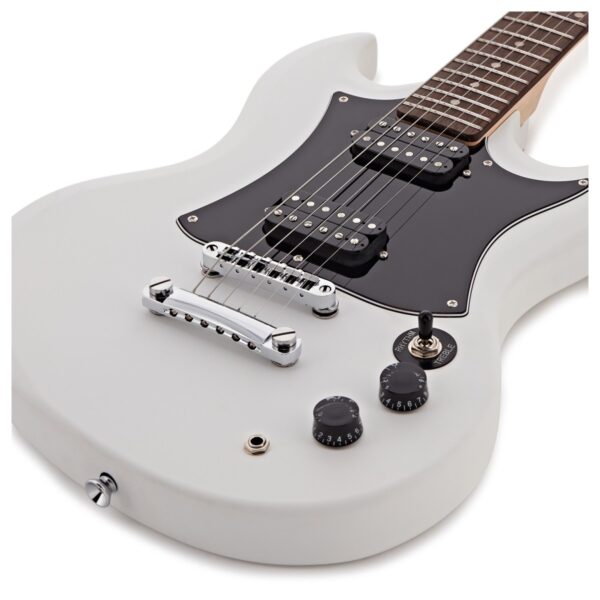 Brooklyn Electric Guitar White 10W Guitar Amp & Accessory Pack