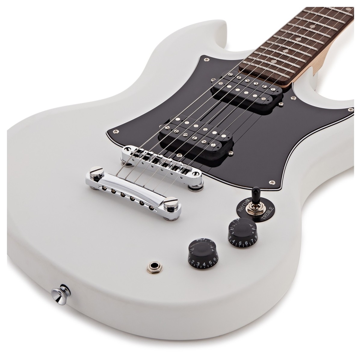 Brooklyn Electric Guitar White 10W Guitar Amp & Accessory Pack