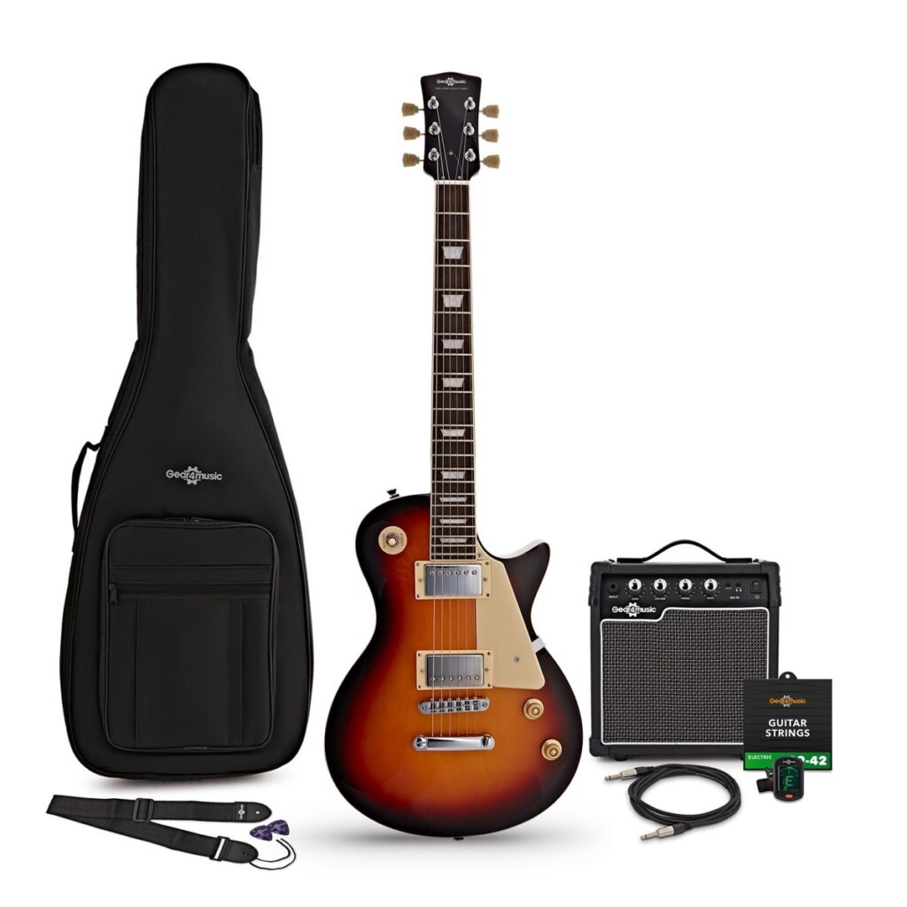 New Jersey Select Electric Guitar Sunburst 10W Guitar Amp & Accessory Pack