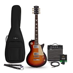 New Jersey Select Electric Guitar Sunburst 10W Guitar Amp & Accessory Pack