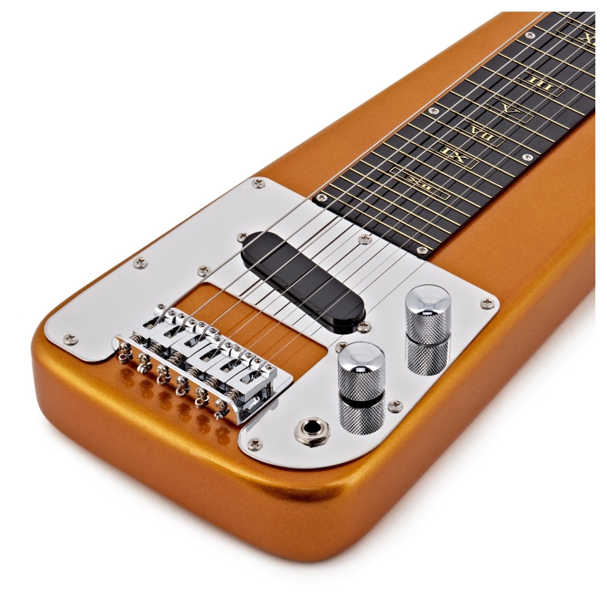 Lap Steel Guitar Starter Kit by Gear4music Gold