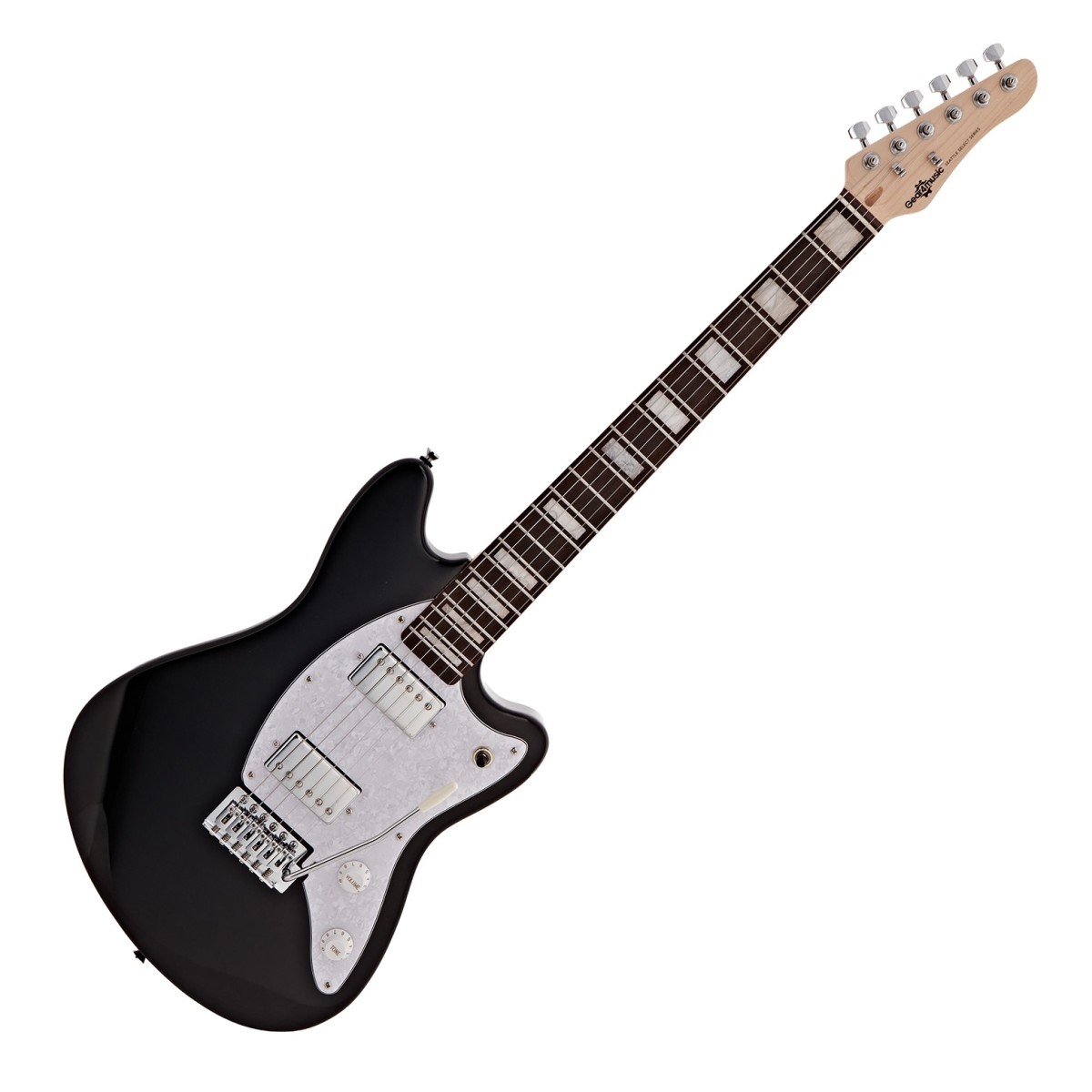Seattle Select Electric Guitar Black 10W Guitar Amp & Accessory Pack