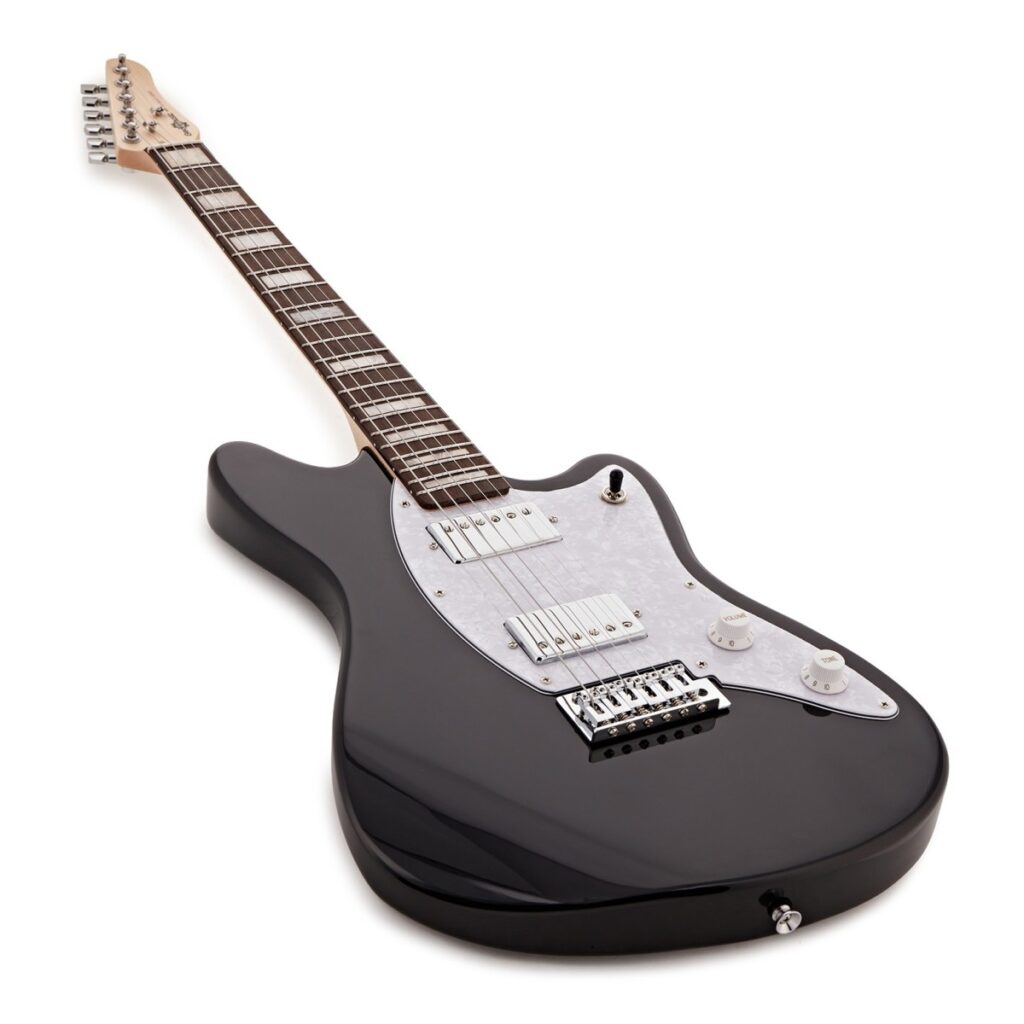 Seattle Select Electric Guitar Black 10W Guitar Amp & Accessory Pack