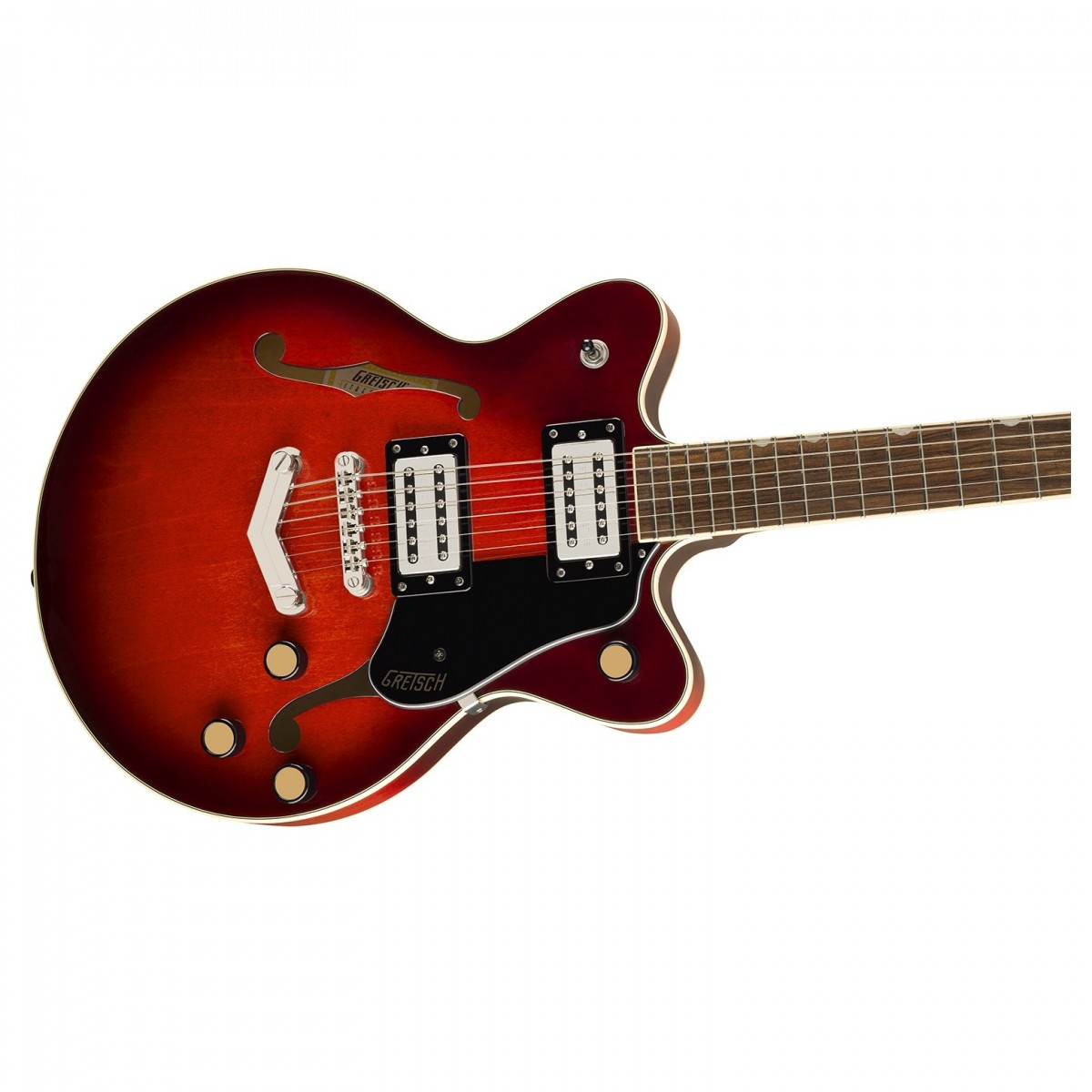 Gretsch G2655 Streamliner Center Block Jr. Double-Cut with V-Stoptail Claret Burst