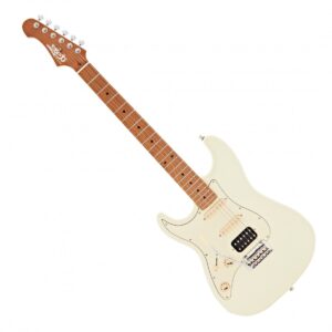 JET Guitars JS-400 HSS Roasted Maple Left Handed Olympic White