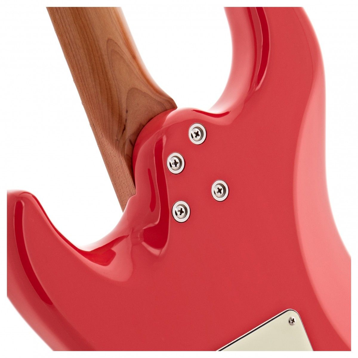 JET Guitars JS-400 HSS Roasted Maple Red
