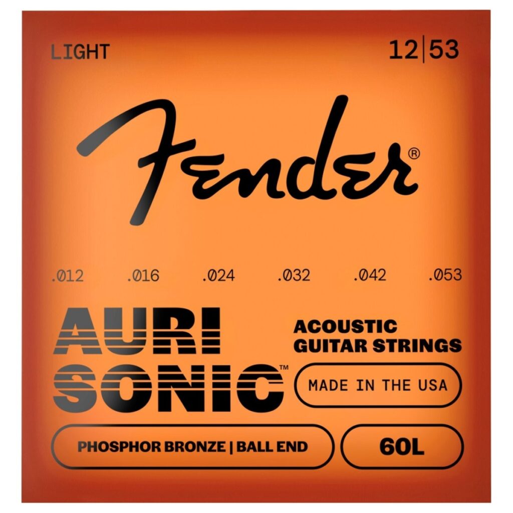 Fender 60L Phosphor Bronze Acoustic Strings 12-53