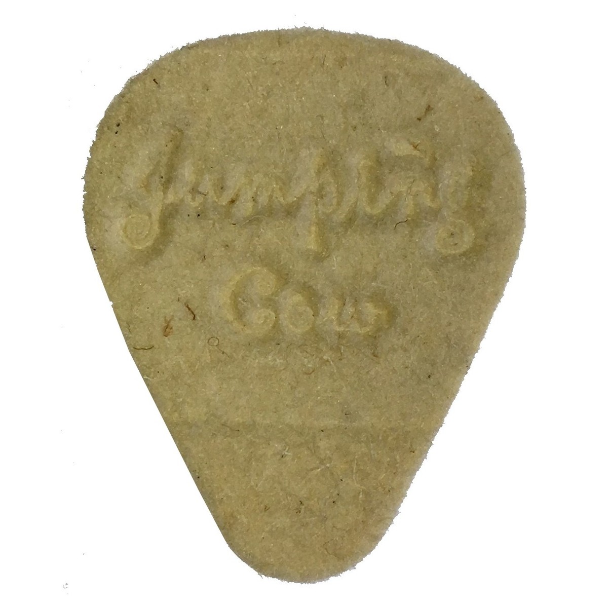 Jumping Cow Natural Wool Felt Ukulele Pick - Image 1