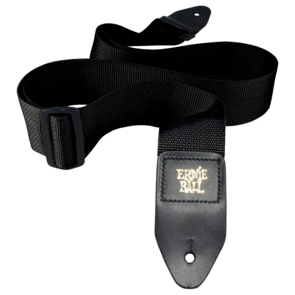 Ernie Ball 4037 Polypro Guitar Strap Black - Image 1