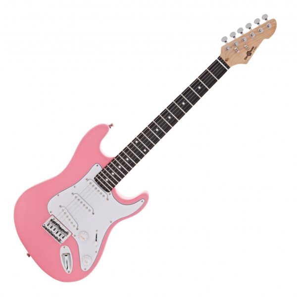 3/4 LA Electric Guitar Pink Mini Guitar Amp Pack