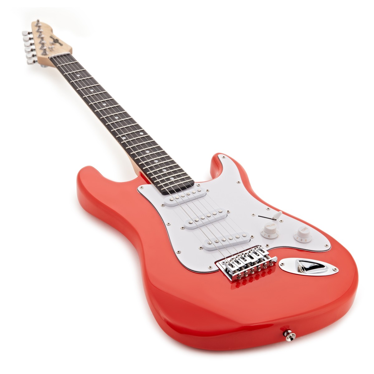 3/4 LA Electric Guitar Red Mini Guitar Amp Pack