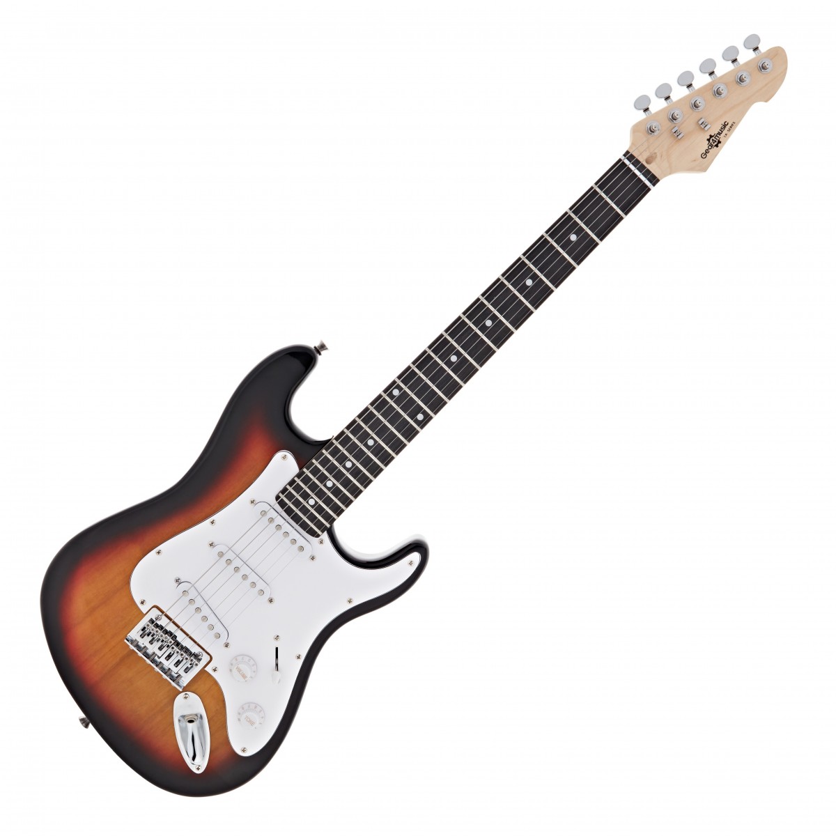 3/4 LA Electric Guitar Sunburst Mini Guitar Amp Pack