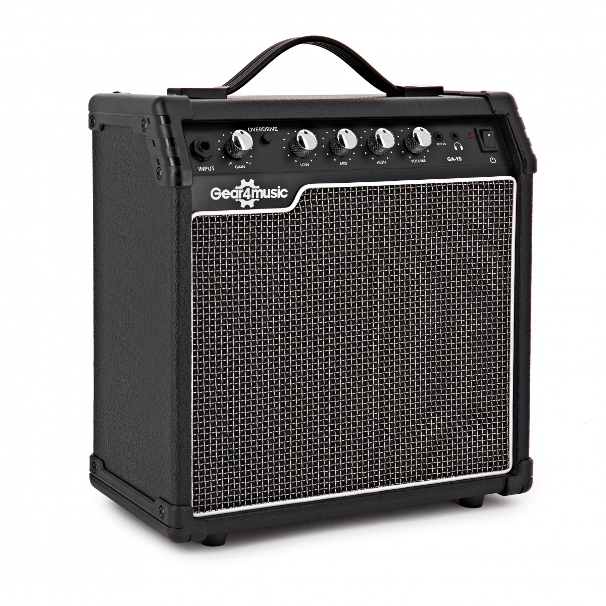 LA Electric Guitar Black 15W Guitar Amp & Ultimate Accessory Pack