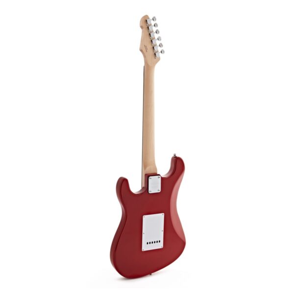 LA Electric Guitar Red 10W Guitar Amp & Accessory Pack