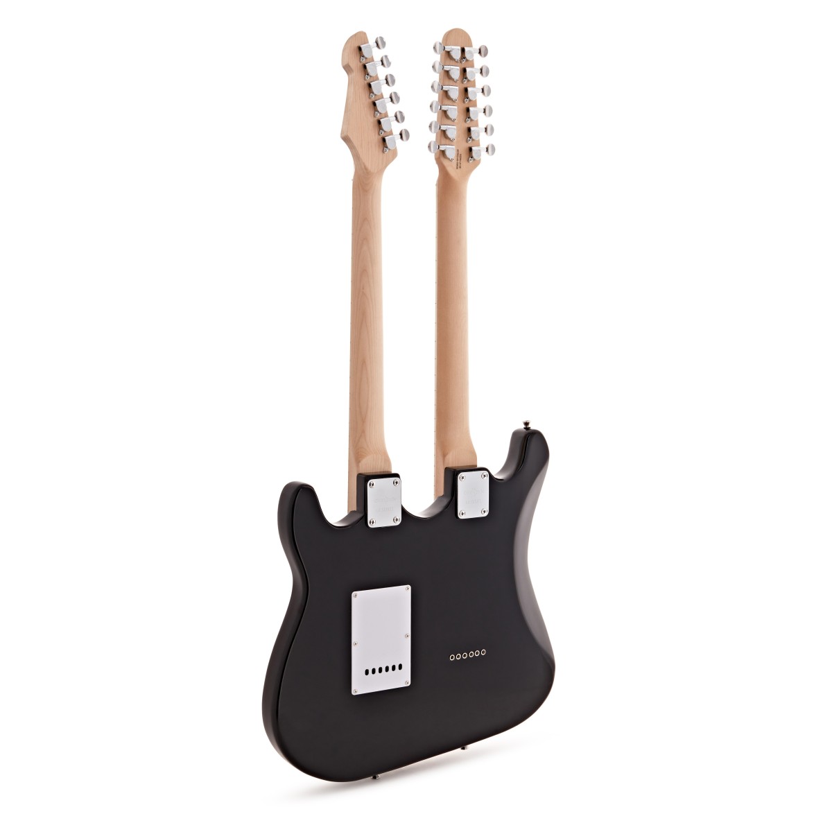LA Double Neck Guitar by Gear4music Sunburst