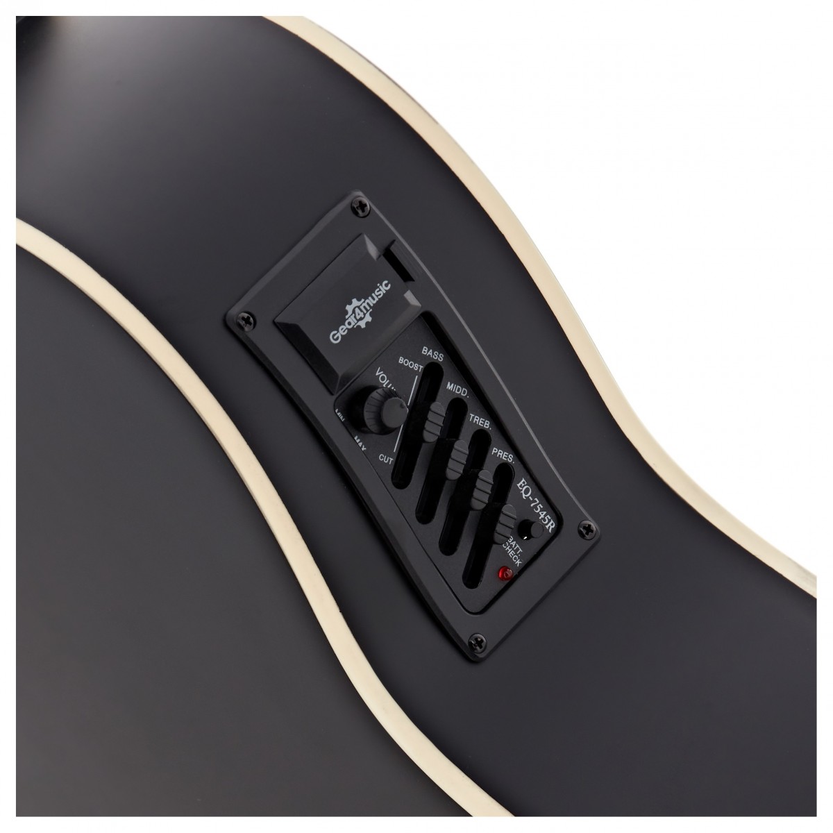 Single Cutaway Electro Acoustic Guitar Black 15W Acoustic Amp & Accessory Pack
