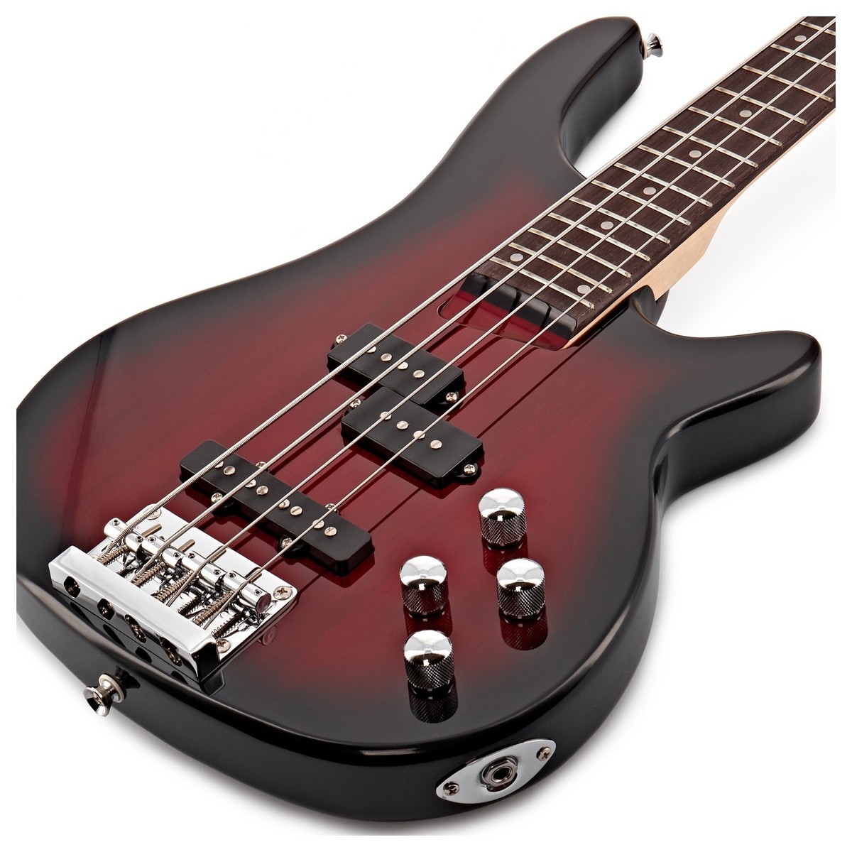 Chicago Bass Guitar Trans Red Burst 15W Bass Amp & Accessory Pack