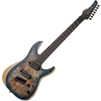 Schecter Reaper-7 Multiscale 7 String Satin Sky Burst