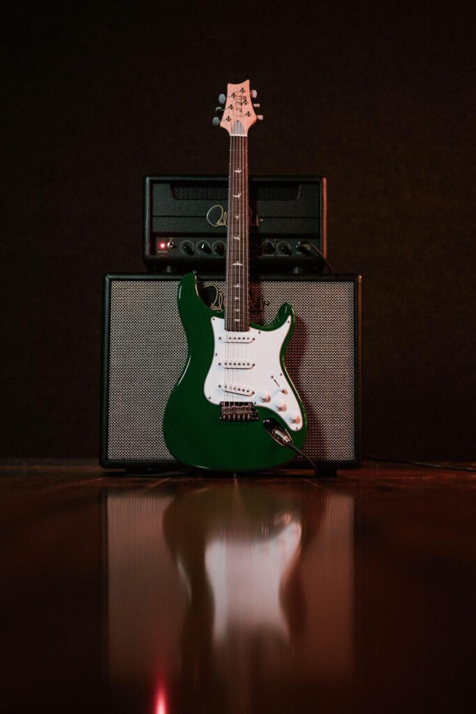 PRS John Mayer SE Silver Sky in Laurel Green, Rosewood Fretboard
