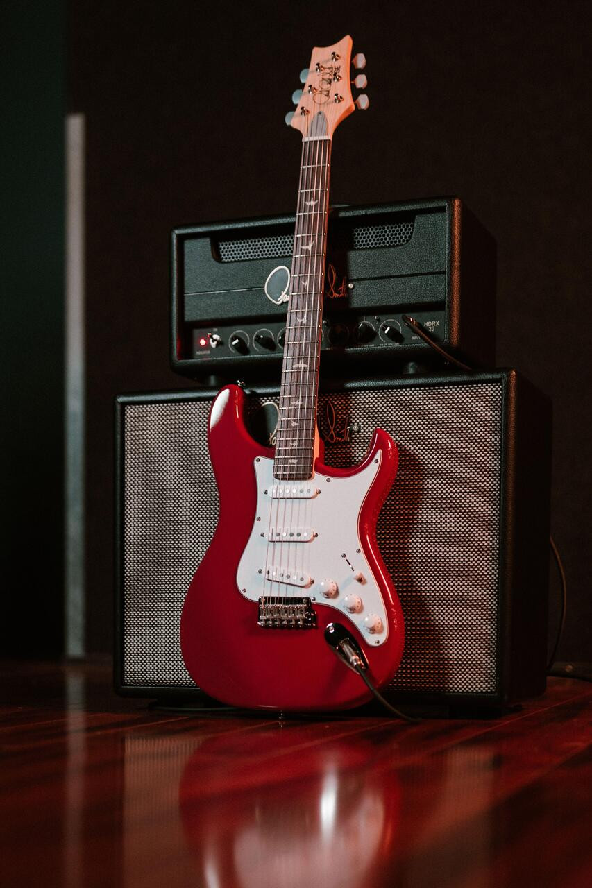 PRS John Mayer SE Silver Sky in Derby Red, Rosewood Fretboard - Image 5