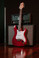 PRS John Mayer SE Silver Sky in Derby Red, Rosewood Fretboard - Image 4