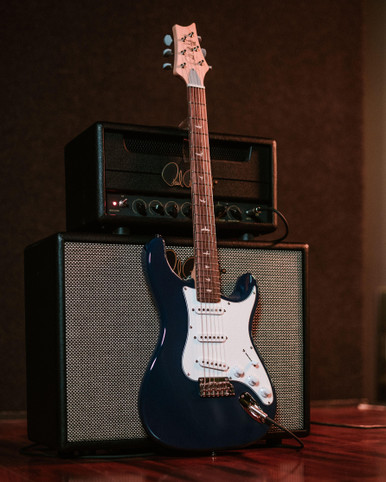 PRS John Mayer SE Silver Sky in Trad Blue, Rosewood Fretboard - Image 6