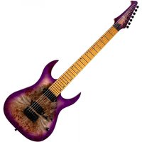 Spira Guitars S-457 TPP Poplar Burl Gloss Trans Purple
