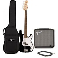 Squier Sonic Precision Bass and Fender Amp Pack Build Your Own Bundle