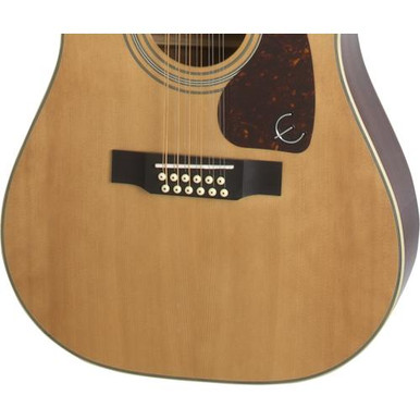 Epiphone Songmaker DR212 12 String Acoustic in Natural - Image 6