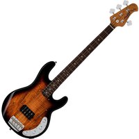 Sterling Stingray RAY34 Spalted Maple Top 3-Tone Sunburst