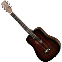 Tanglewood TWCRT Crossroads Left-Handed Travel Acoustic Whisky Burst
