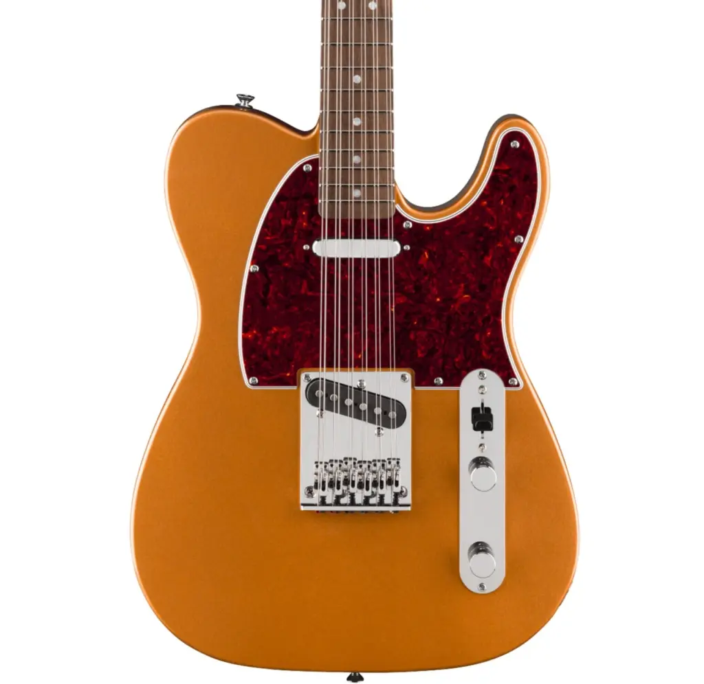 Squier Paranormal Troy Van Leeuwen Signature Telecaster XII Electric Guitar in Copper Age