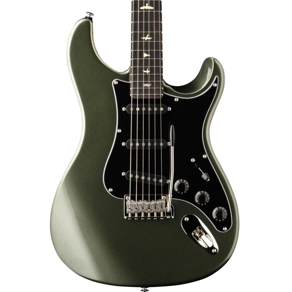PRS SE John Mayer Silver Sky Defender Electric Guitar in Woolstone Green
