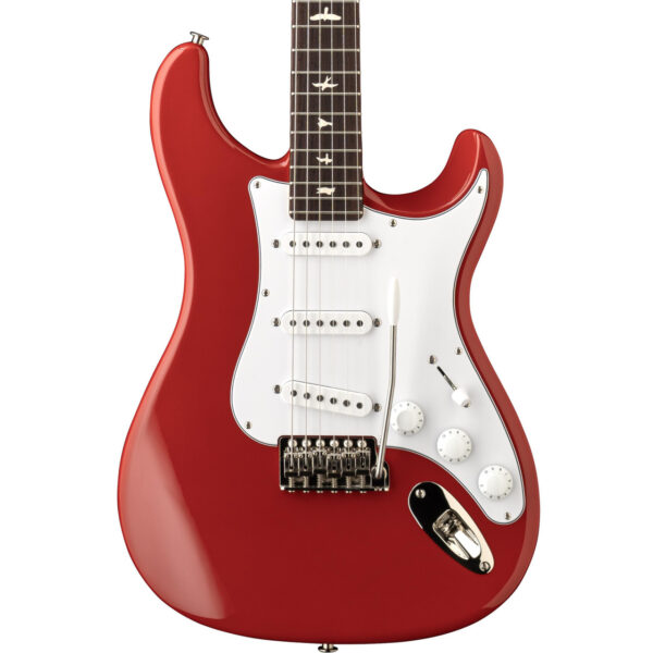 PRS John Mayer Silver Sky Defender Electric Guitar in Portofino Red - Image 1