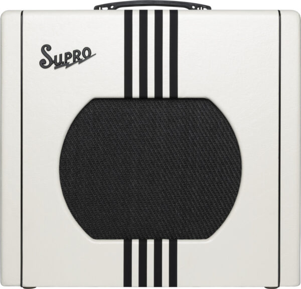B Stock : Supro Delta King 12 15W 1x12" Valve Combo Amp in Ivory & Black - 001 - Image 1