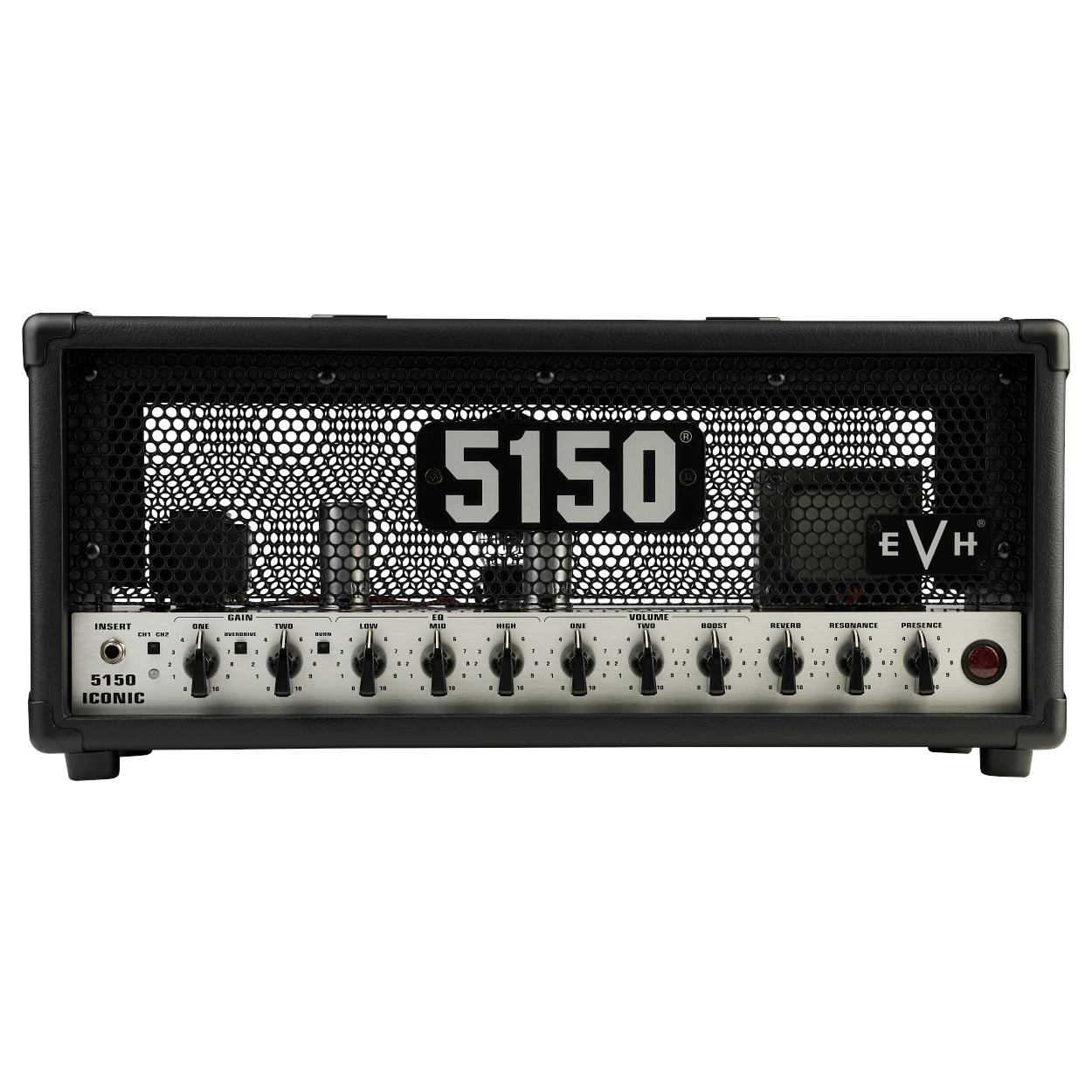 EVH 5150 Iconic Series 15W 6L6 Valve Amp Head in Black - Image 1