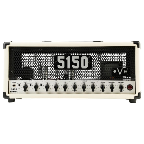 EVH 5150 Iconic Series 15W 6L6 Valve Amp Head in Ivory - Image 1