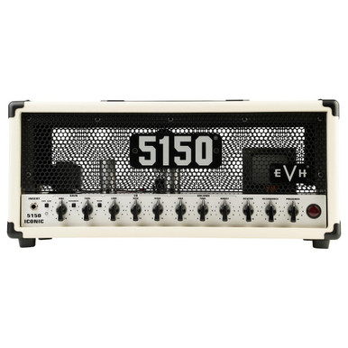 EVH 5150 Iconic Series 15W 6L6 Valve Amp Head in Ivory - Image 2
