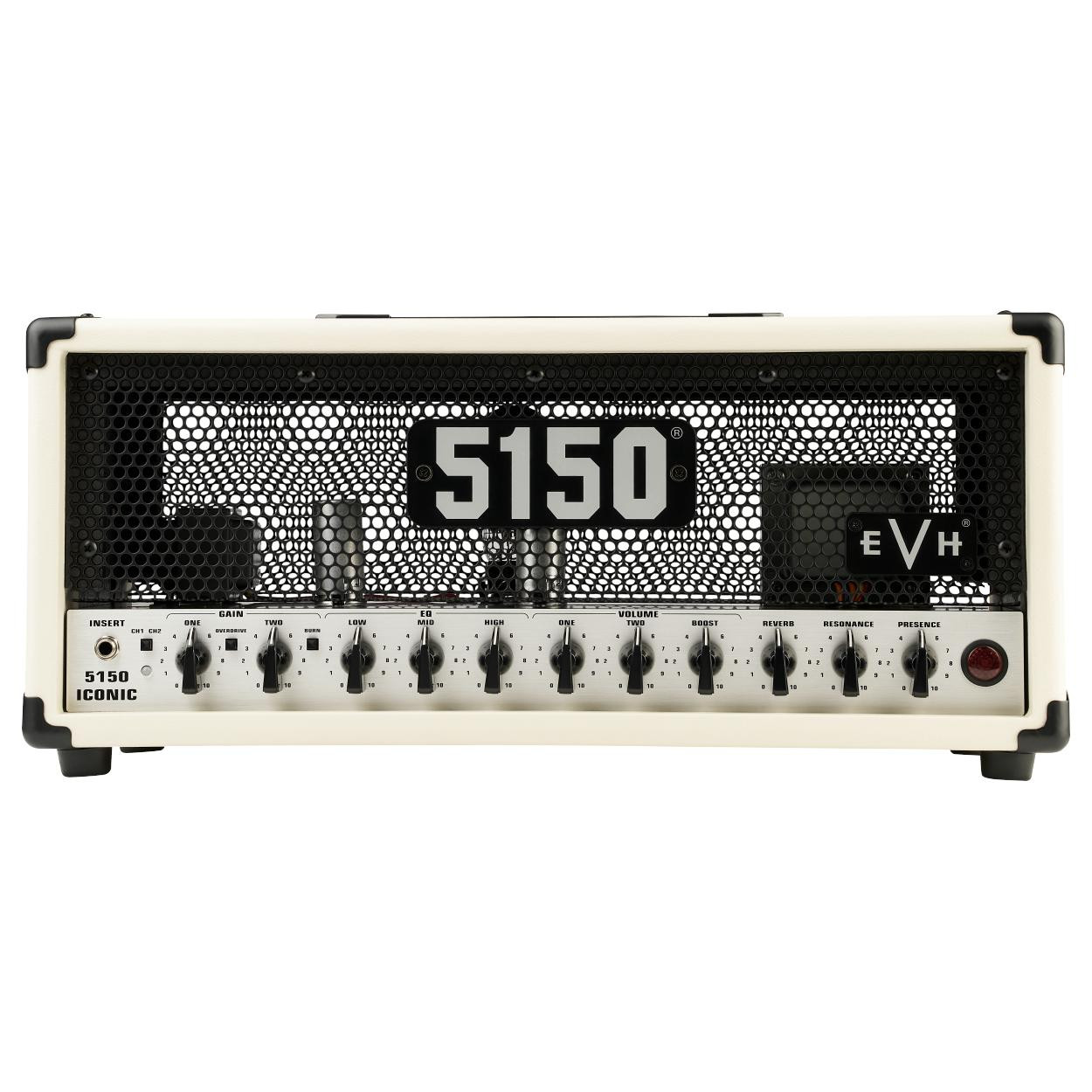 EVH 5150 Iconic Series 15W 6L6 Valve Amp Head in Ivory - Image 1