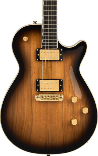 Gretsch Limited Edition Electromatic Black Limba Jet Electric Guitar in Sunburst - Image 2