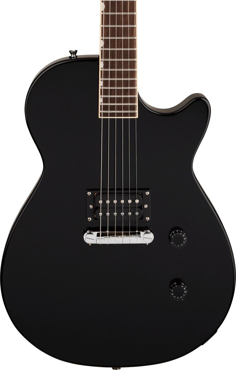 Gretsch Streamliner Jet Club 1 Pickup Electric Guitar in Jet Black - Image 1