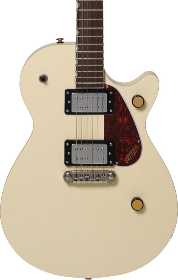 Gretsch Streamliner Jet Club Single-Cut Electric Guitar With Wraparound in Vintage White - Image 1